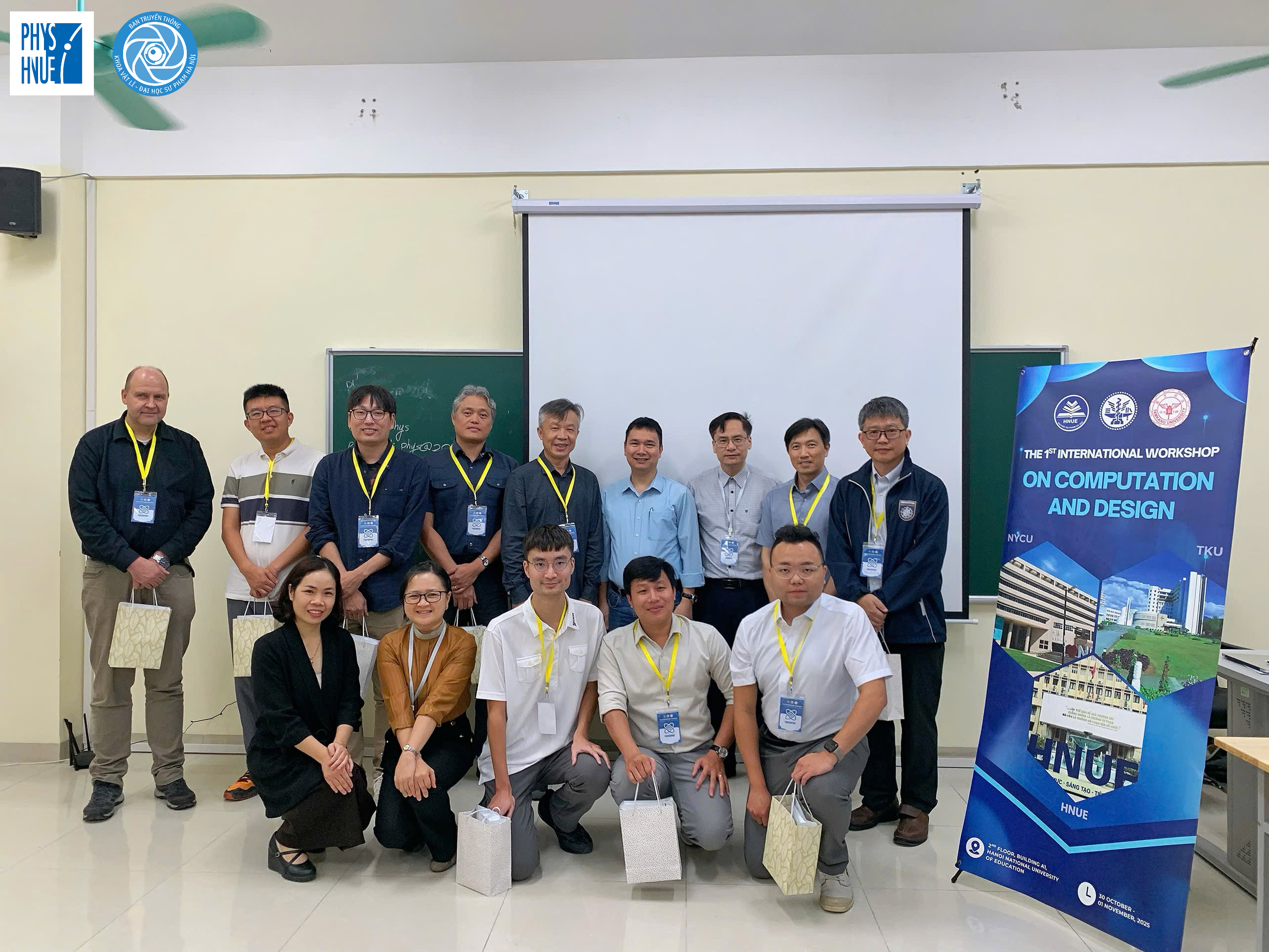 Workshop at HNUE with Prof. Shung-Jen Chen and old friends from NYCU (11/2025)